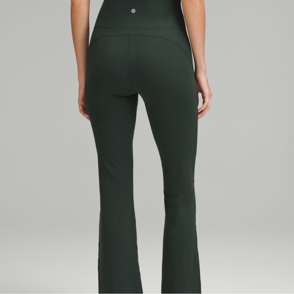 Lululemon Athletica Emerald Green Boot Cut Pants - Picture 2 of 3